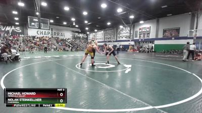 175 lbs 1st Place Match - Michael Howard, Temecula Valley vs Nolan Steinkellner, Chaparral