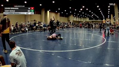 70 lbs Cons. Round 3 - Cody Sickle, Scorpion Wrestling Club vs Cohen Edwards, Moyer Elite