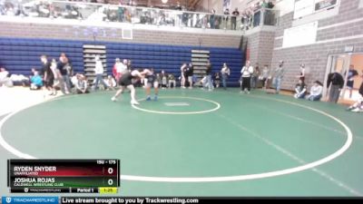 175 lbs Quarterfinal - Joshua Rojas, Caldwell Wrestling Club vs Ryden Snyder, Unaffiliated