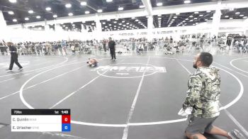 73 lbs Consolation - Cael Quinlin, Bear Cave WC vs Ethan Urlacher, Other Team