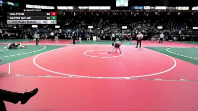 85 lbs 3rd Place Match - Karter Taylor, RIKA vs Jax Ayars, MIRA