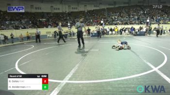 40 lbs Round Of 32 - Baker Gates, Ponca City Wildcat Wrestling vs Hudson Holderman, Keystone Kids Wrestling Club