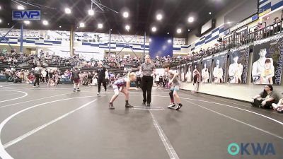 83 lbs Semifinal - Mason McDaniel, Chickasha Youth Wrestling vs Vera Burch, Blue Devil Wrestling