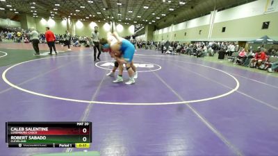 215 lbs Cons. Round 2 - Robert Sabado, Cleveland vs Caleb Salentine, Luxemburg-Casco