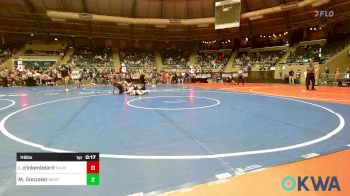 119 lbs Quarterfinal - Isis Clinkenbeard, R.A.W. vs Mauricio Gonzalez, Weatherford Youth Wrestling