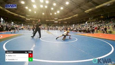 64 lbs 3rd Place - Kaleb Kelly, Broken Arrow Wrestling Club vs Otto Vuocolo, Raw Wrestling Club