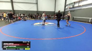 145 lbs Quarterfinal - Stone Hartford, NWWC vs Jessie Garcia, Omak Wrecking Crew Wrestling