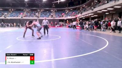 190 lbs Cons. Round 1 - Nuh Abukhudair, Lockport vs Santiago Luis Moya, MORTON - Berwyn-Cicero