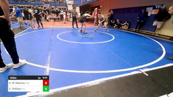 120 lbs Semifinal - Kenneth Matias-Heaney, Cohesion Wrestling Academy vs Eli Phillips, Grove Takedown Club