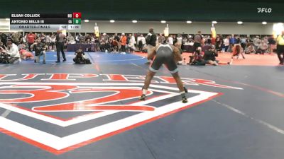 126 lbs Quarterfinal - Elijah Collick, MD vs Antonio Mills III, GA