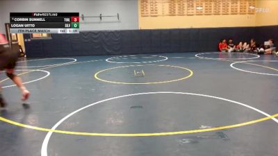 190 lbs 7th Place Match - Corbin Sunnell, Tualatin vs Logan Uitto, Silverton