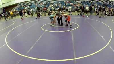 14U Boys - 115 lbs Champ. Round 1 - Mitchell Chen, Legend Wrestling vs Tryton Price, Brown County Wrestling Club