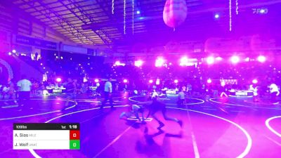 109 lbs Round Of 32 - Adam Sias, Mile High WC vs Jacob Wolf, Unattached