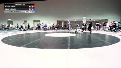88 lbs Cons. Round 2 - Wyatt Jones, AR vs Calin Kinder, OK