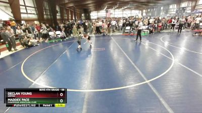 68 lbs Semifinal - Maddex Pace, Champions Wrestling Club vs Declan Young, Uintah