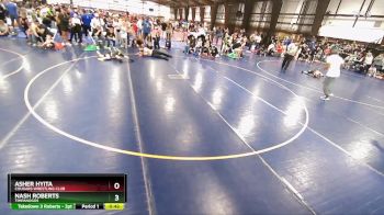 62 lbs Cons. Round 2 - Nash Roberts, Timpanogos vs Asher Hyita, Cougars Wrestling Club