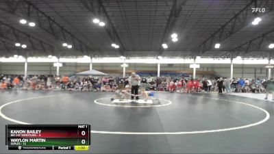 59 lbs Quarterfinals (8 Team) - Kanon Bailey, Big Cat Wrestling vs Waylon Martin, Suples