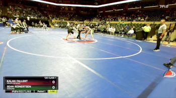 126 Class 1 lbs Cons. Round 2 - Kalan Fallert, Valle Catholic vs Sean Reinertsen, Warsaw