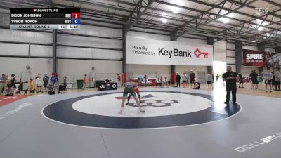 57 kg Champ. Round 2 - Deion Johnson, Southern Illinois Regional Training Center vs Tyson Roach, Arkansas Regional Training Center