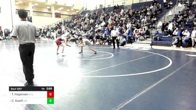 121 lbs 5th Place - Tyeler Hagensen, Mt. Olive vs Carson Dupill, Greeneville High School