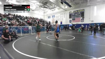 170 lbs Champ. Round 2 - Bianca Macias, Schurr vs Leah Vea, Alta Loma