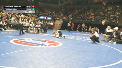 126 Class 4 lbs Cons. Round 3 - Adarein Hawkins, Smith-Cotton vs Jordan Bell, St. Pius X (Kansas City)