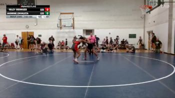 143-150 lbs Round 1 - Riley Ridinger, Ozark Wrestling Club vs Jasmine Zavaleta, Conant High School