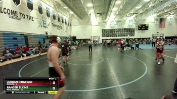 285 lbs Semis (4 Team) - Jordan Ridgeway, Rawlins vs Ranger Elkins, Rock Springs