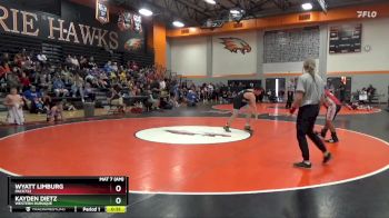 N-26 lbs Quarterfinal - Kayden Dietz, Western Dubuque vs Wyatt Limburg, Pack732