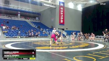 110 lbs Quarters & 1st Wb (16 Team) - Isabella Hinson, Putnam County vs Patricia Pennell, Houston County