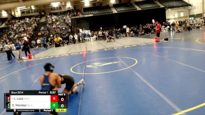 125 lbs Champ. Round 1 - Ivan Lazo, Nebraska-Kearney vs Calvin Mendez, Northeastern Junior College