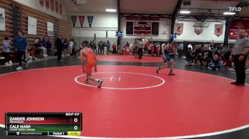 120 lbs Quarterfinal - Cale Nash, Clear Creek-Amana vs Zander Johnson, Mediapolis
