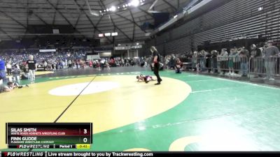 53 lbs 3rd Place Match - Finn Gudde, Punisher Wrestling Company vs Silas Smith, White River Hornets Wrestling Club