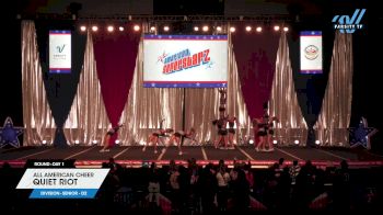 All American Cheer - Quiet Riot [2025 L1 Senior - D2 Day 1] 2025 The American Superstarz Raleigh Nationals