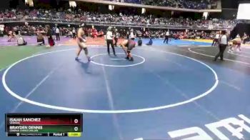 5A 285 lbs Cons. Round 1 - Brayden Dennis, Corpus Christi Miller vs Isaiah Sanchez, Vernon