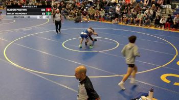 138 lbs Cons. Round 2 - Mason Pastwik, Eden vs Ryley Mahoney, Newfane