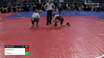 94 lbs Consi Of 8 #2 - Wrigley Hamrick, DC Gold vs Tyson Lynch, Takedown Express Wrestling Club