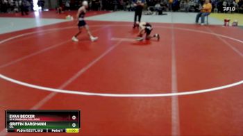 93 lbs Cons. Round 1 - Griffin Bargmann, GSL vs Evan Becker, W-K (Wabasha/Kellogg)