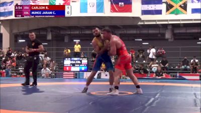87 kg Quarterfinal - Richard Carlson, USA vs Carlos Munoz, COL