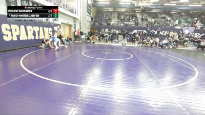 144 lbs Cons. Round 5 - Todd Whitescarver, Stevensville vs Fisher Whitaker, Columbia Falls