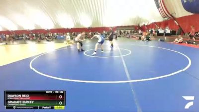 179-182 lbs Round 2 - Graham Harcey, Cambridge-Isanti vs Dawson Reid, Iowa Grant/Highland