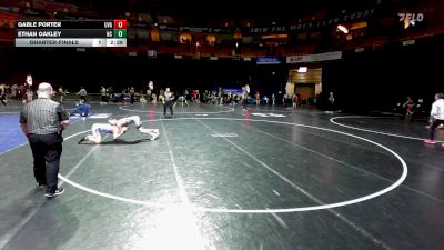 133 lbs Quarterfinal - Gable Porter, Virginia vs Ethan Oakley, North Carolina