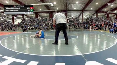 110 lbs Quarterfinal - Taylor Rogers, Sierra Vista vs Bella Coronado, Mcqueen