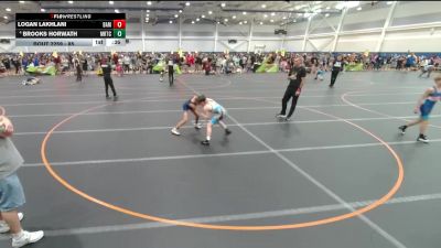 85 lbs Cons. Round 4 - Brooks Horwath, Unattached vs Logan Lakhlani, Unattached