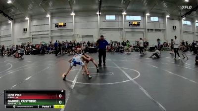 76 lbs Round 8 (10 Team) - Gabriel Custodio, NOVA WC vs Levi Pike, FORGE