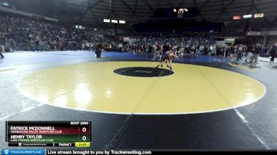 87 lbs Cons. Round 2 - Henry Taylor, Lake Stevens Wrestling Club vs Patrick McDonnell, Snoqualmie Valley Wrestling Club