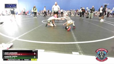 68 lbs Semis (4 Team) - Jack Leonard, OpenMats Wrestling Club vs Karson Smith, Midwest Gold