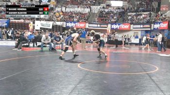 A - 150 lbs Cons. Round 1 - Jaeger Elmose, East Helena vs Boone Venema, Corvallis