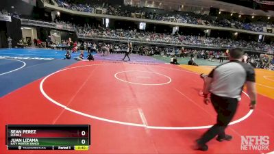 6A 175 lbs Cons. Round 3 - Juan Lizama, Katy Morton Ranch vs Sean Perez, Humble