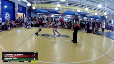 120 lbs Quarters & Wb (16 Team) - Anyhony Aqufreda, Altamonte WC vs Makana Tieri, VHWC